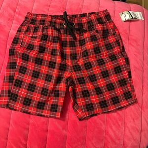 Fresh Prince of Bel Air - the Dill Co. Stretch Twill Plaid Shorts Size Medium